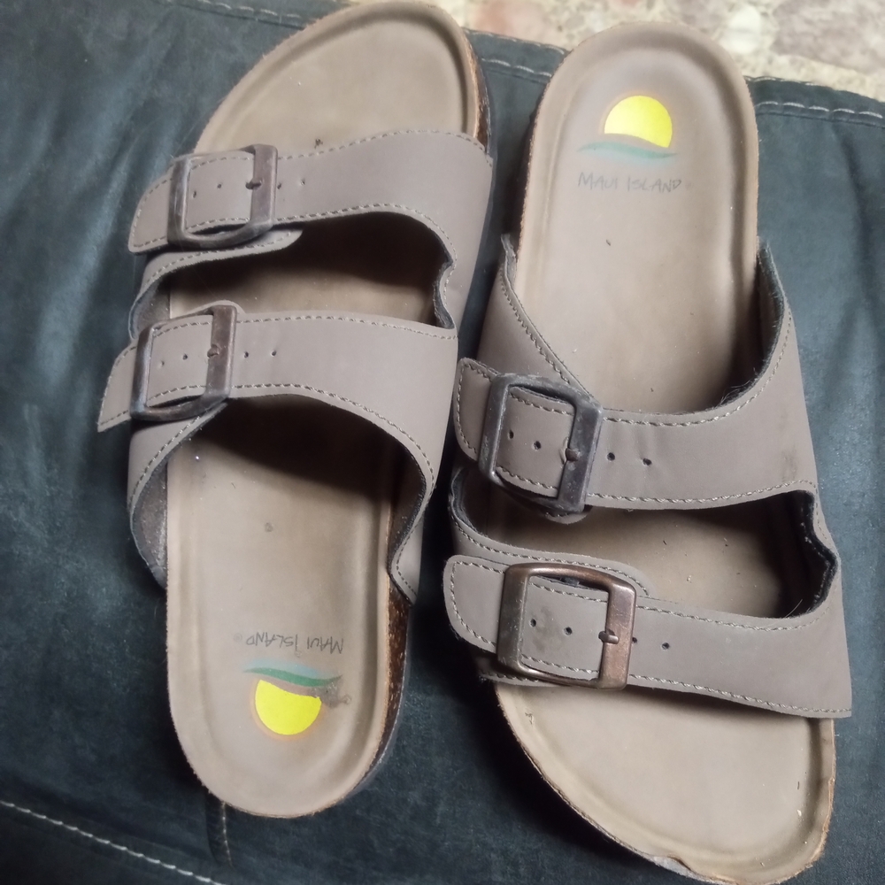 Brown Kids Sandals by